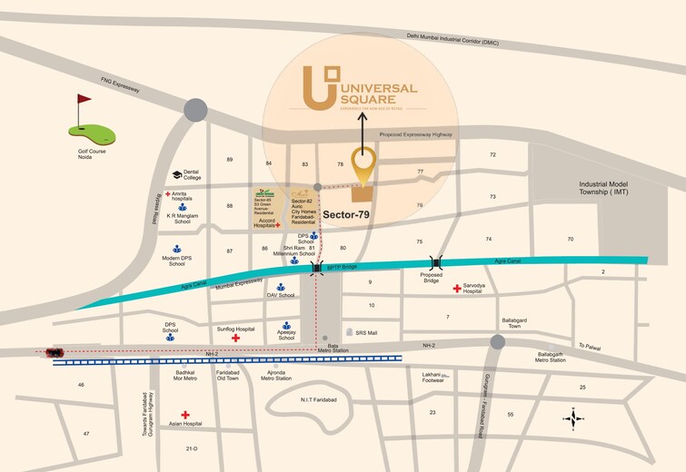 Auric Universal Square Location Image