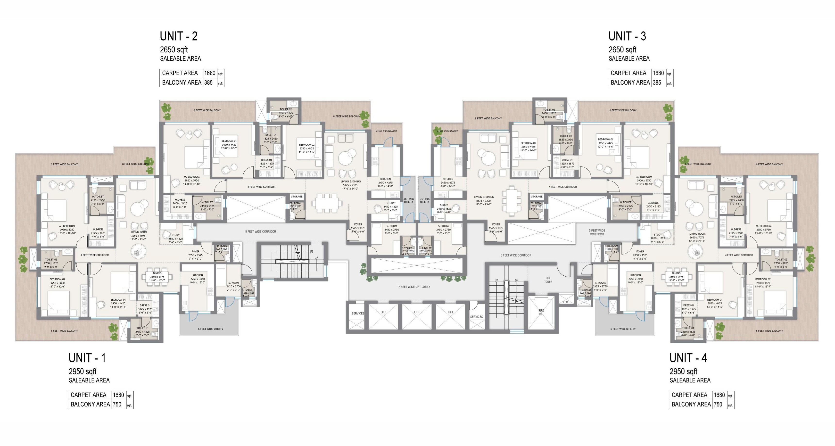 Bhumika The Icon Floor Plans