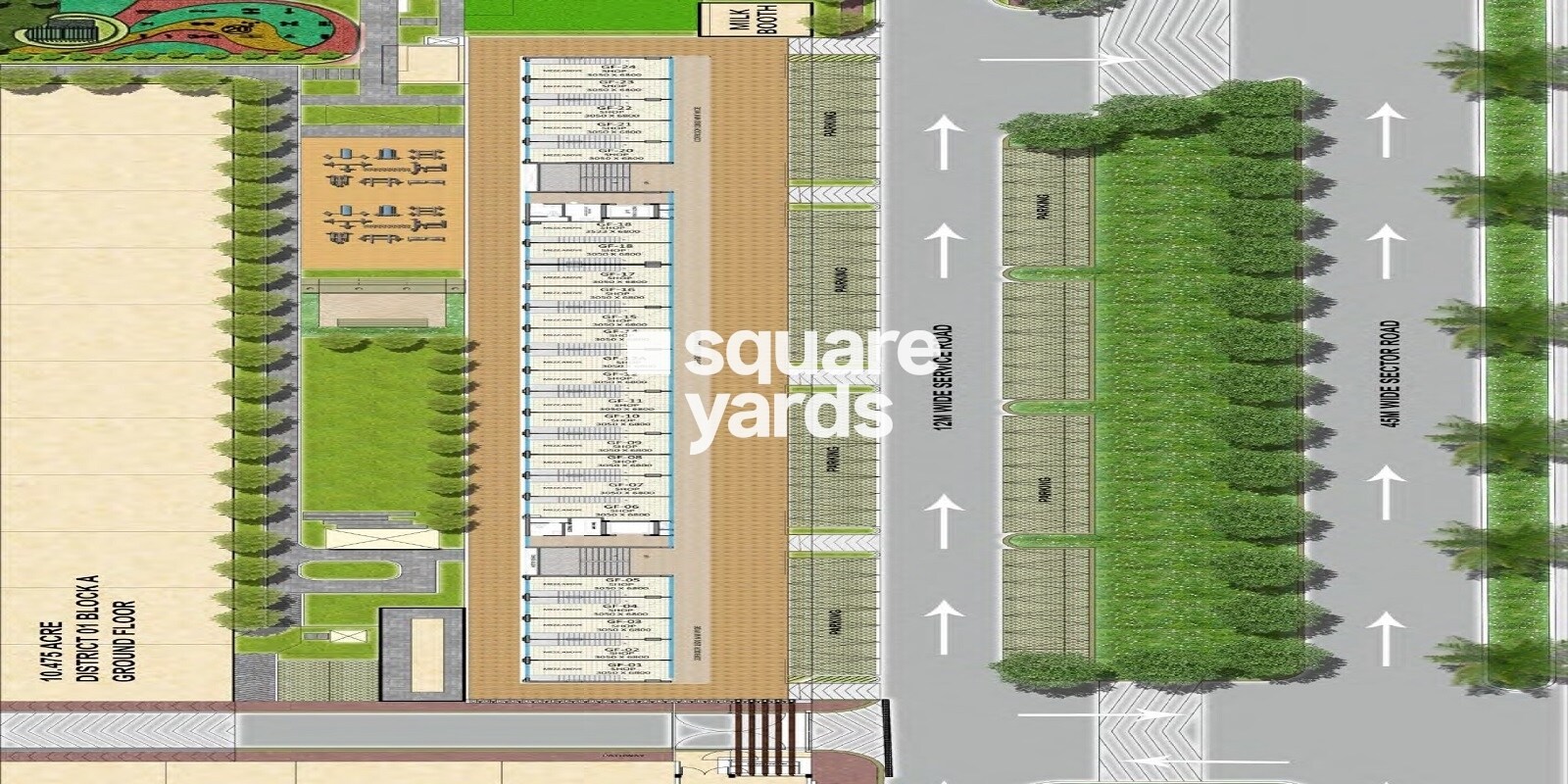BPTP District Walk Master Plan Image