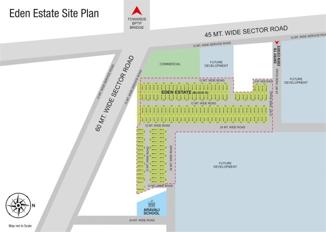 BPTP Eden Estate Master Plan Image