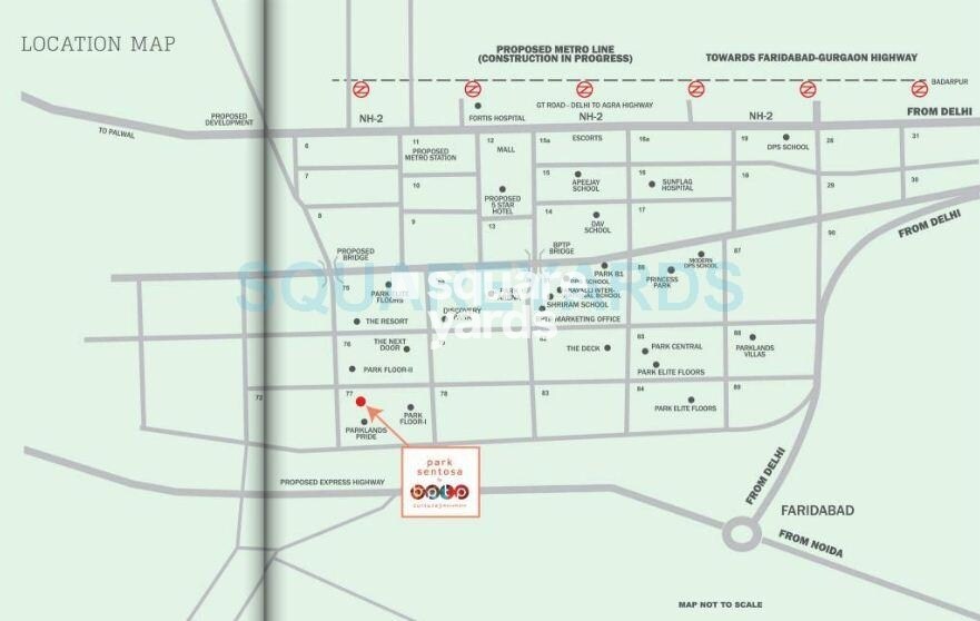 BPTP Park Sentosa Location Image