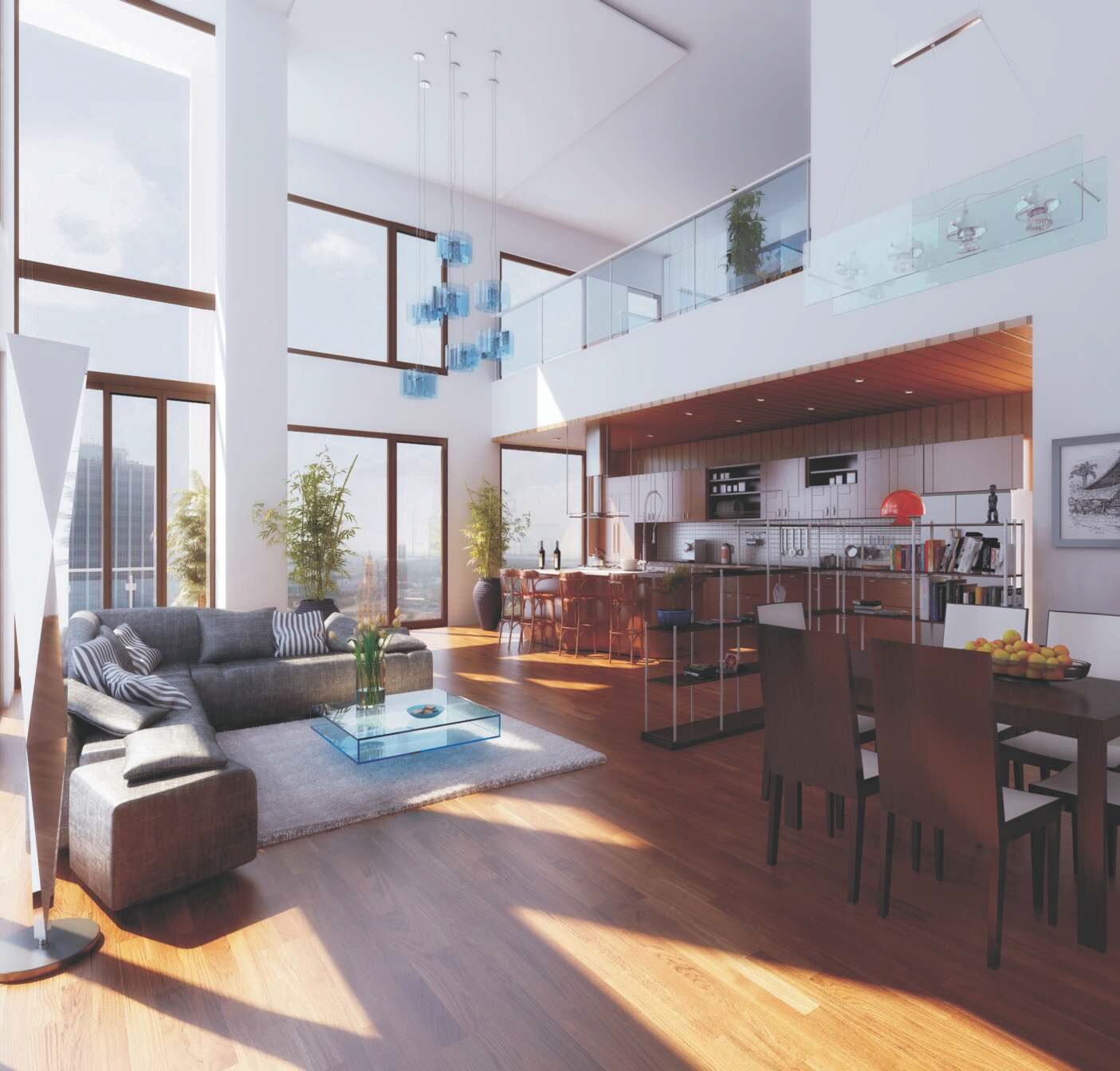 BPTP The Deck Apartment Interiors