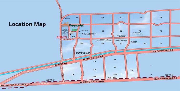 Emerald Anmol Location Image