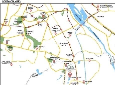 Eros Edenwood Towers Location Image