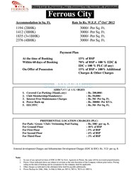 Ferrous City Phase I Payment Plan Image