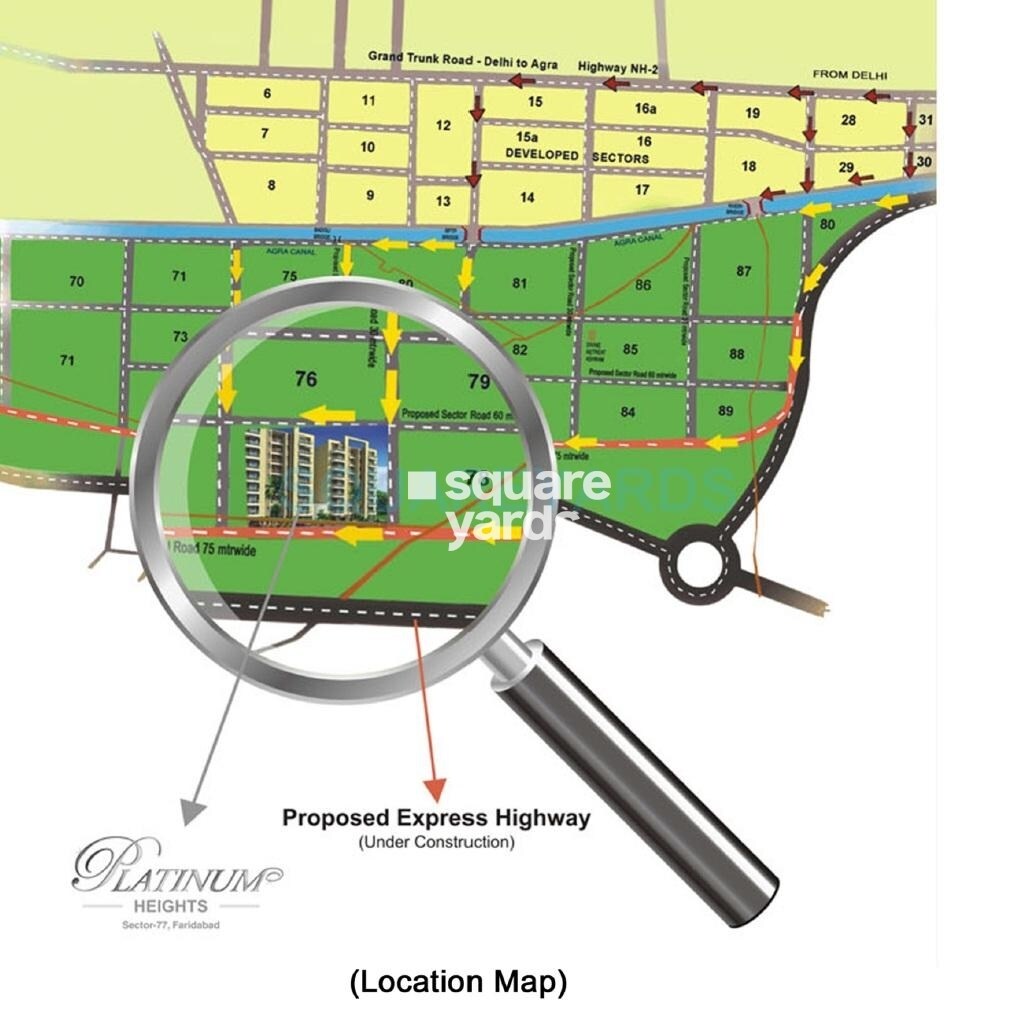 KLJ Platinum Heights Location Image