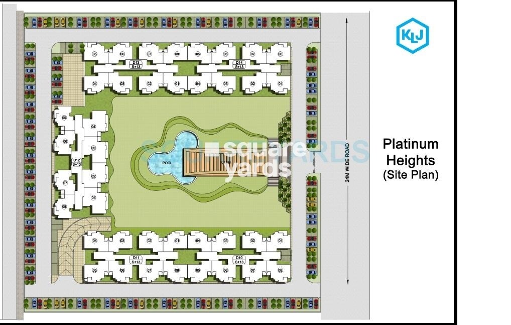 KLJ Platinum Heights Master Plan Image
