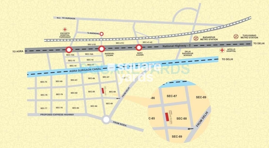 Landmark Imperial Heights Location Image