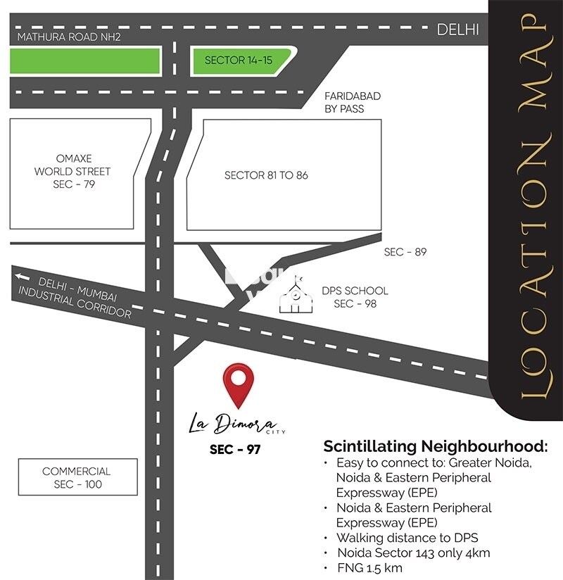 Lightstone La Dimora City Phase 2 Location Image