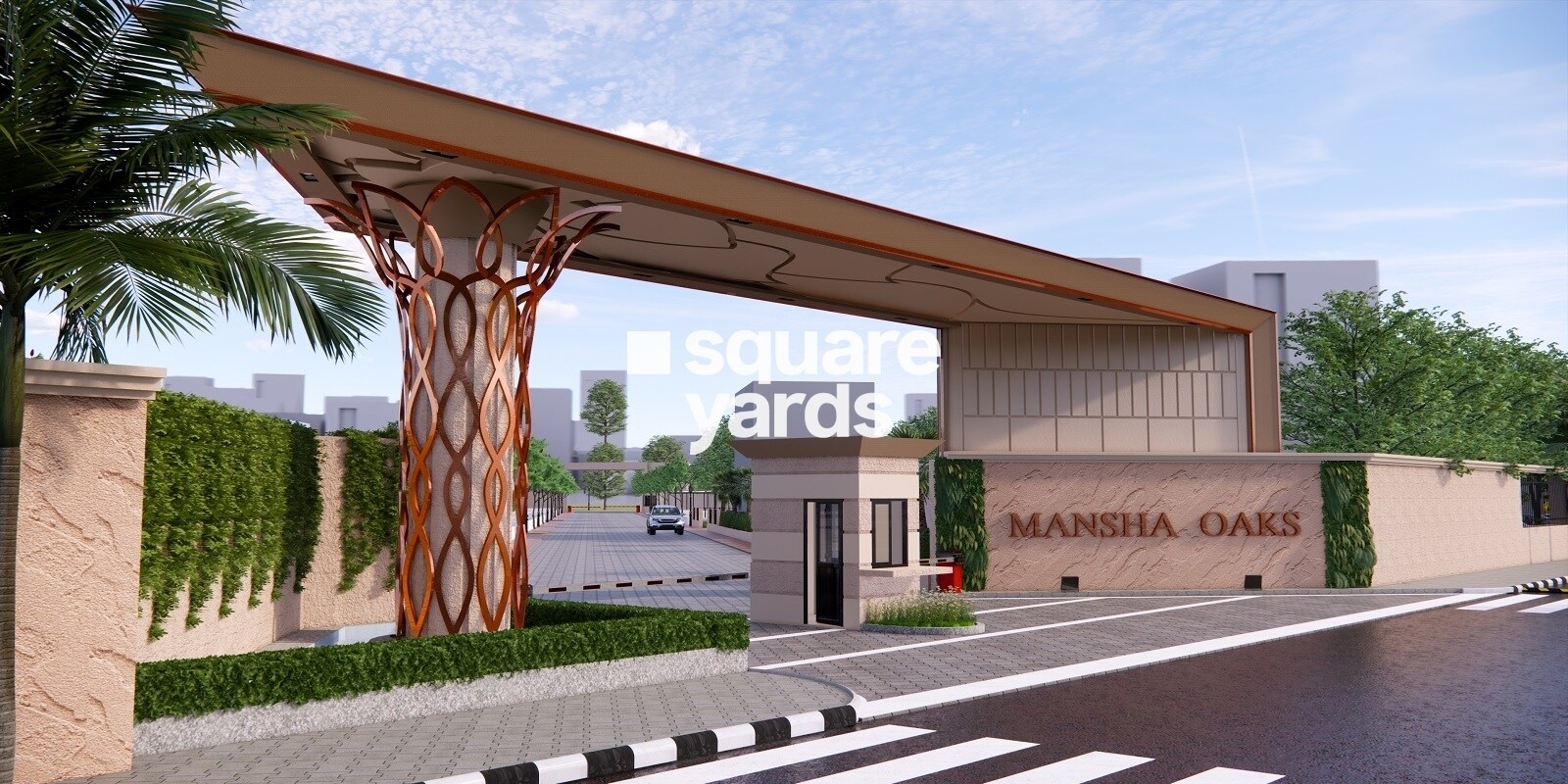 Mansha Oaks Entrance View