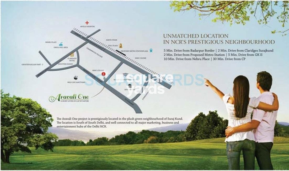 Maxheights Aravali One Location Image