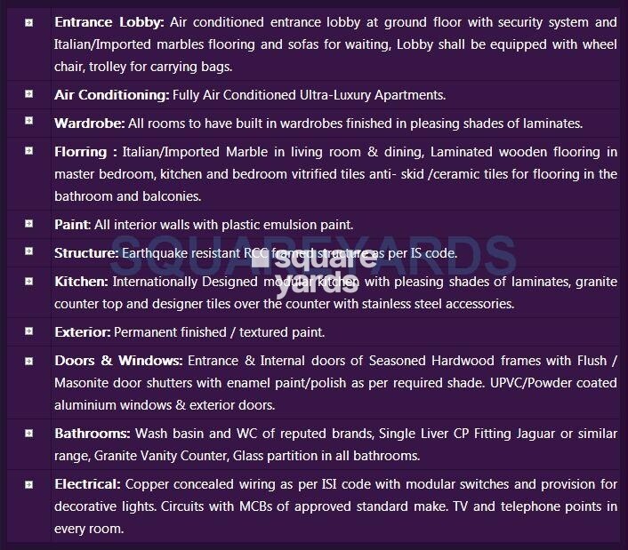 Maxheights Aravali One Specification