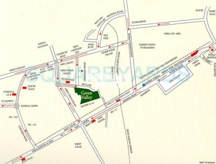 Omaxe Green Valley Location Image