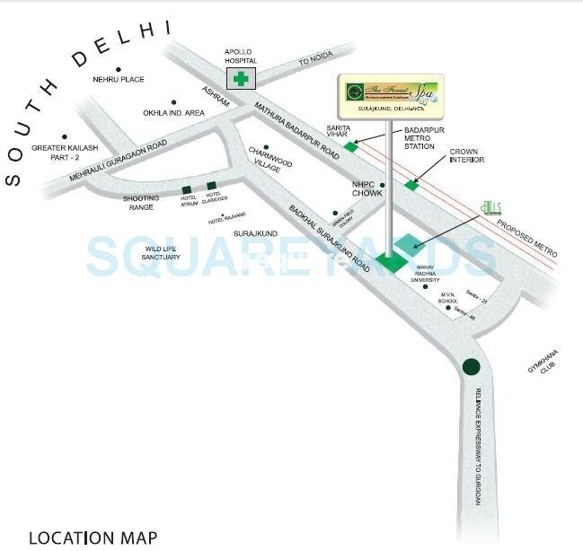 Omaxe The Forest Spa Location Image