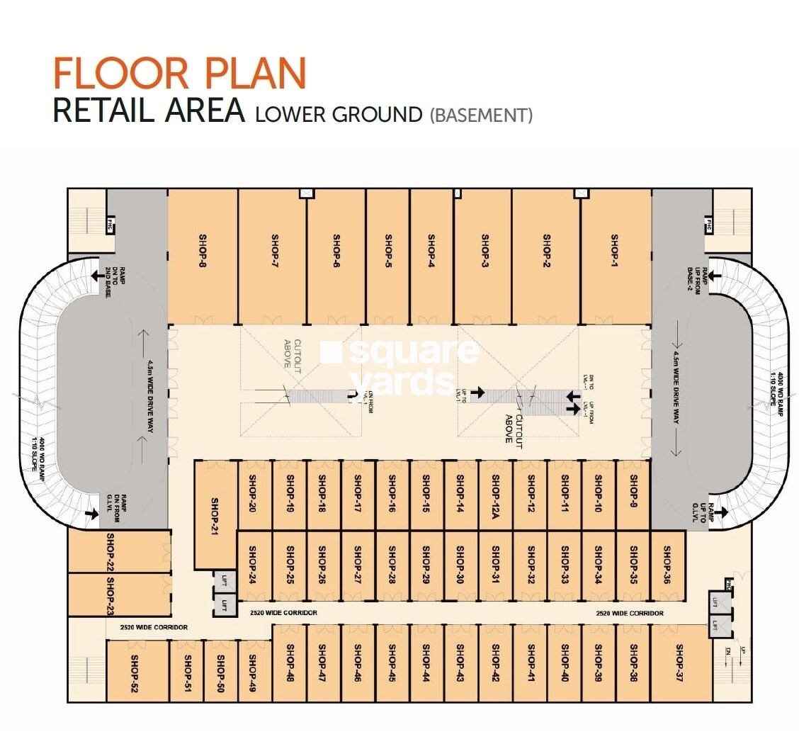 Omaxe World Street Floor Plans 1