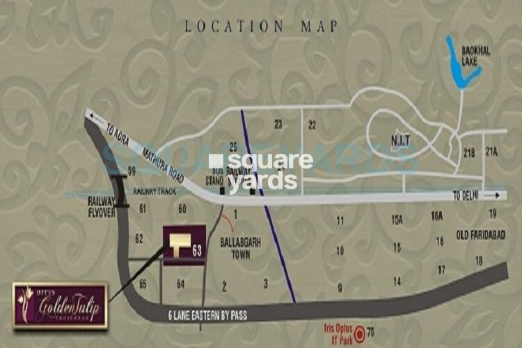 Optus Golden Tulip Location Image