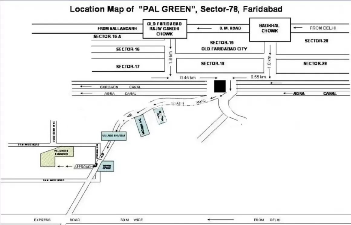 Paarth Pal Greens Location Image