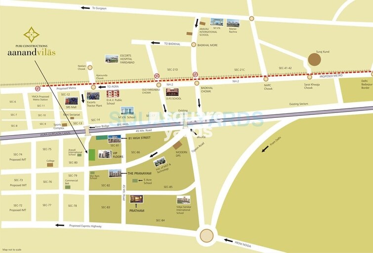 Puri Aanandvilas Location Image