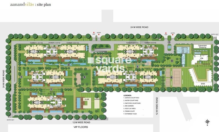 Puri Aanandvilas Master Plan Image
