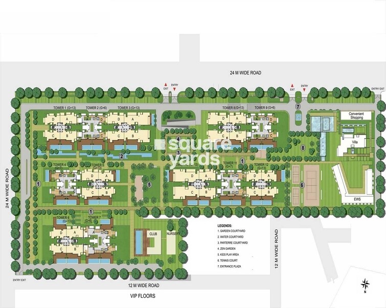 Puri Anand Villas Phase II Master Plan Image