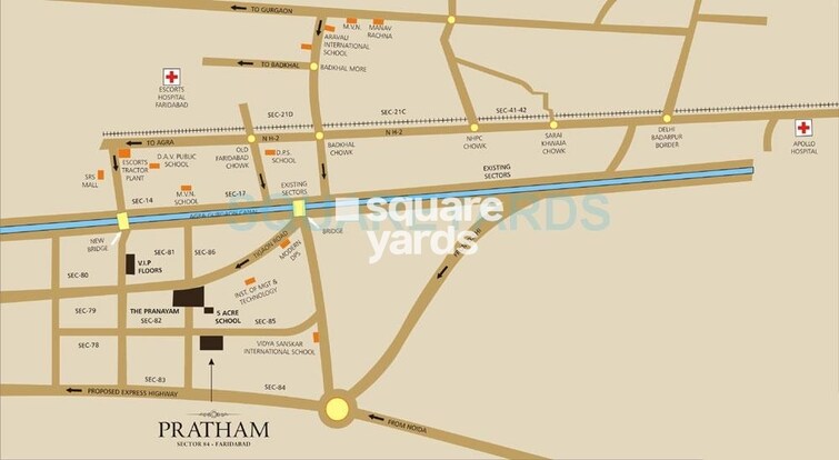 Puri Pratham Location Image