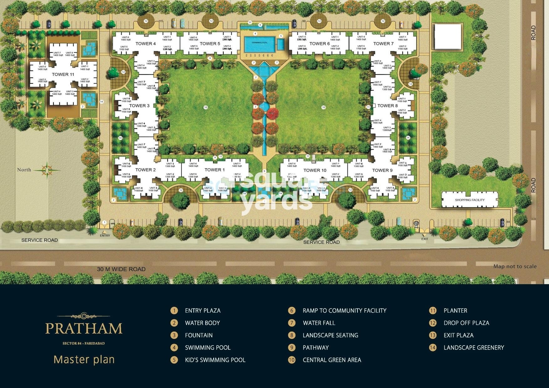Puri Pratham Master Plan Image