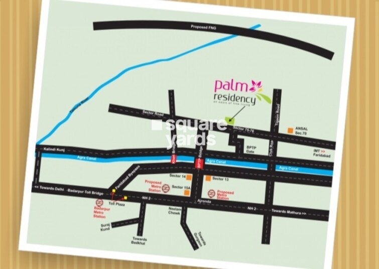 RAS Palm Residency Location Image