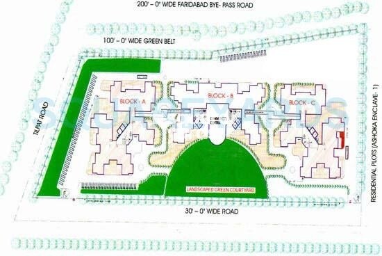 Saffron Kanishka Tower Master Plan Image