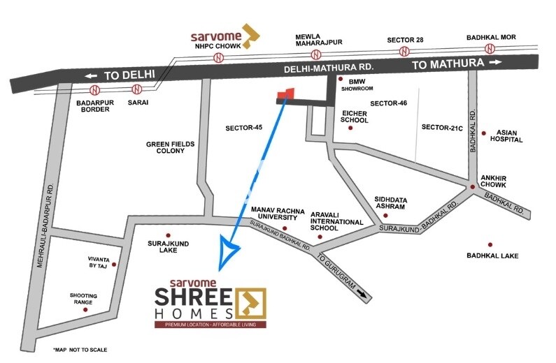 Sarvome Shree Homes Location Image