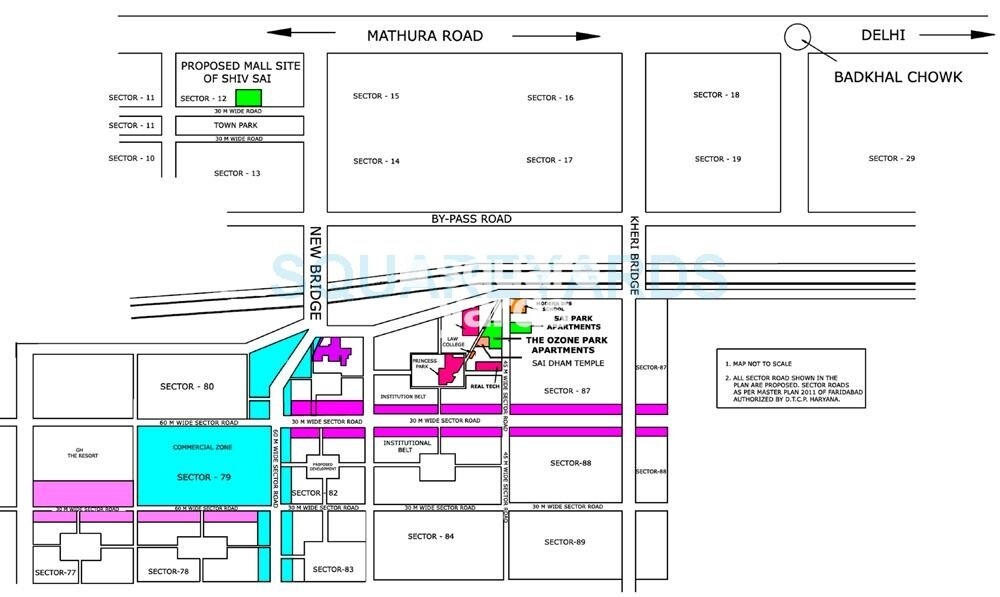Shiv Sai Ozone Park Location Image