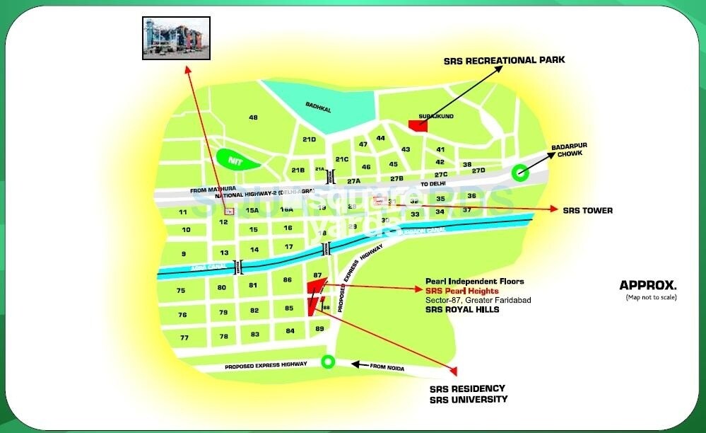 SRS Pearl Heights Location Image