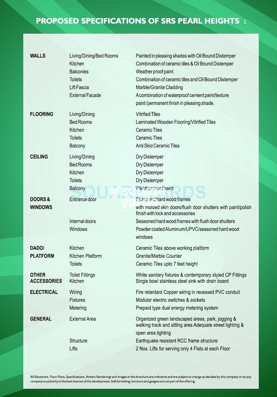 SRS Pearl Heights Specification