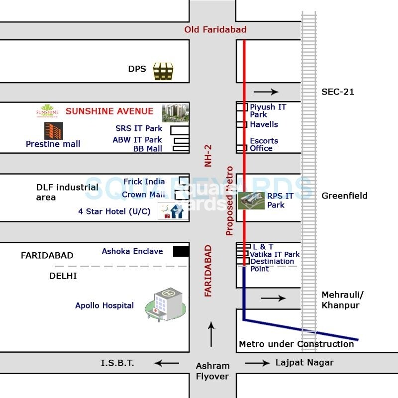 SLF Sunshine Avenue Location Image
