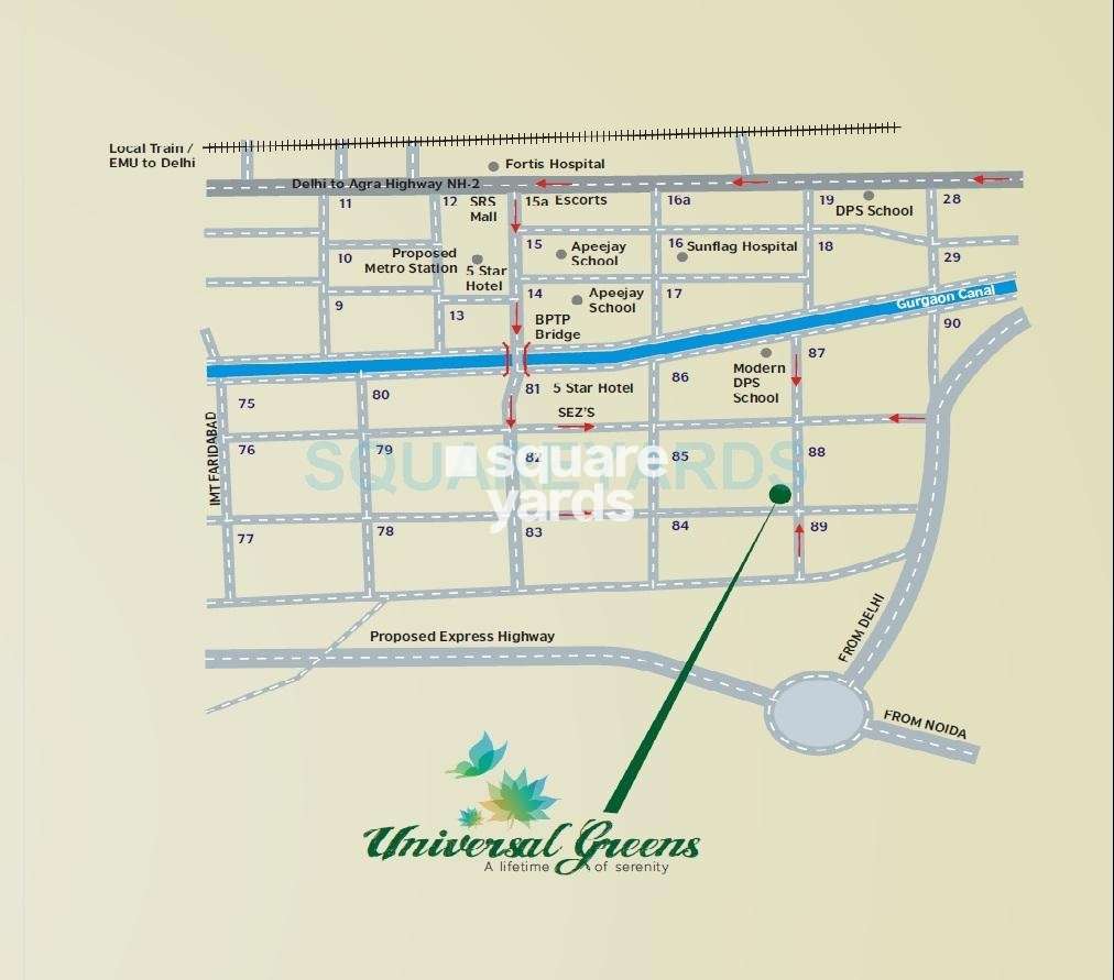 universal greens location image1