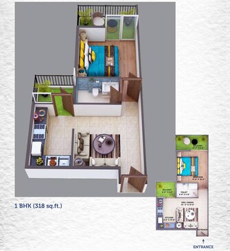 1 BHK Apartment For Resale in Adore Ananda Sector 64 Faridabad  7256909