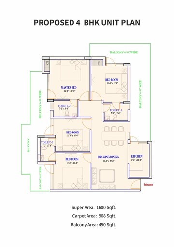  4 BHK Apartment at Adore Prima, Sector 72 – for Sale