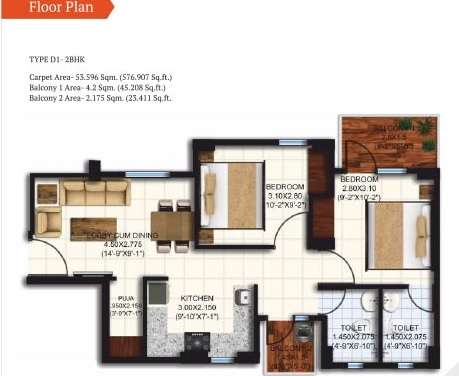 agrasain spaces aagman phase 2 apartment 2 bhk 577sqft 20202708102700