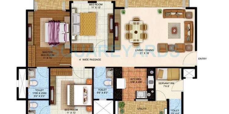 ahinsha natures park apartment 3bhk sq 2050sqft 1