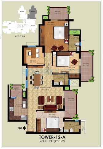 4 BHK Apartment For Resale in Ansal Royal Heritage Sector 70 Faridabad  6667747