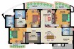 Ansal Crown Heights 3 BHK Layout
