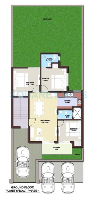 3 BHK Apartment For Rent in BPTP Park Elite Floors Sector 85 Faridabad  7430858