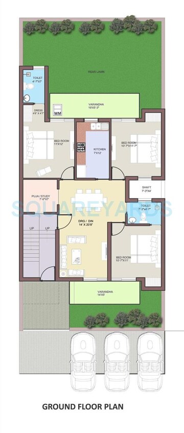  3 BHK Apartment at BPTP Park Elite Floors, Sector 85 – for Rent