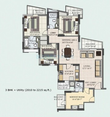  3 BHK Apartment at BPTP Princess Park, Sector 86 – for Rent