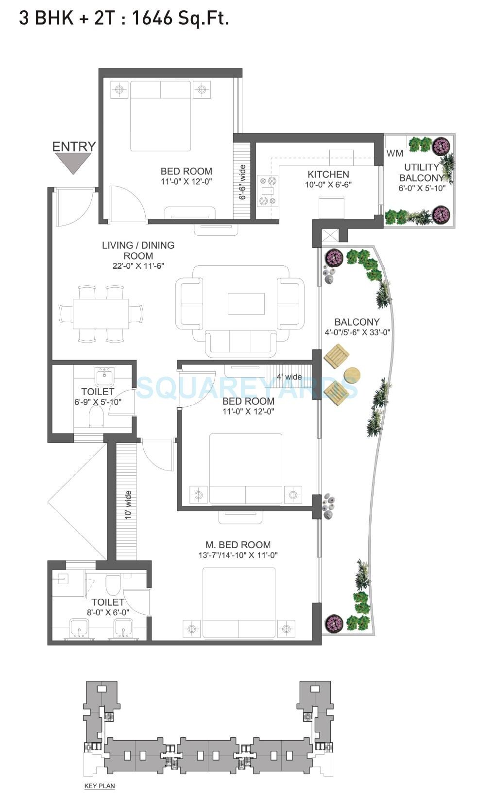 Other, bptp-park-sentosa 3 Bedroom 278 Sq.Yd. Apartment In Sector 77 Faridabad 8805197