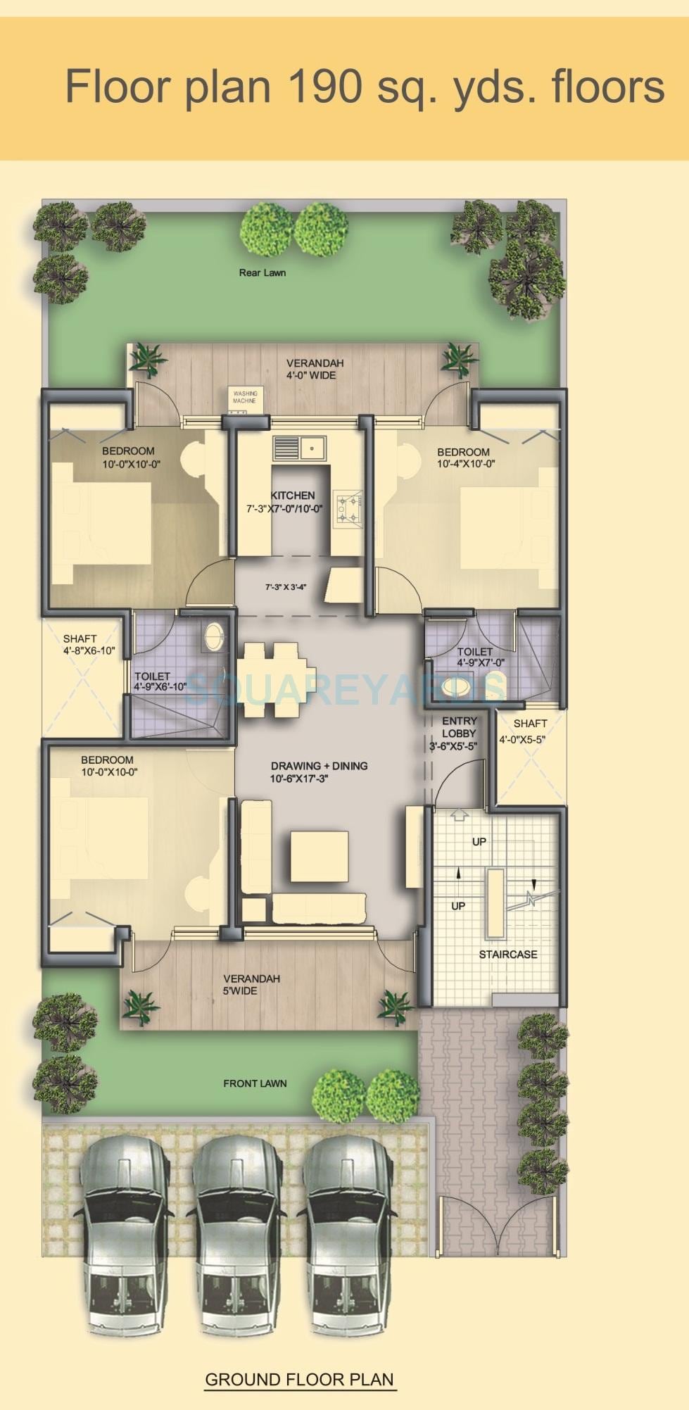  3 BHK Apartment at BPTP Parkland Pride, Sector 77 – for Sale