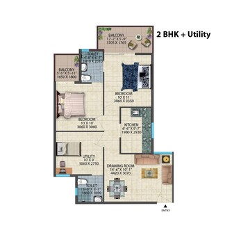  3 BHK Apartment at Conscient Habitat Residences, Faridpur – for Sale