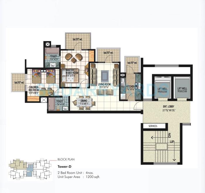 Other, heritage-ozone-square 2 Bedroom 844 Sq.Ft. Apartment In Sector 89 Faridabad 8941350