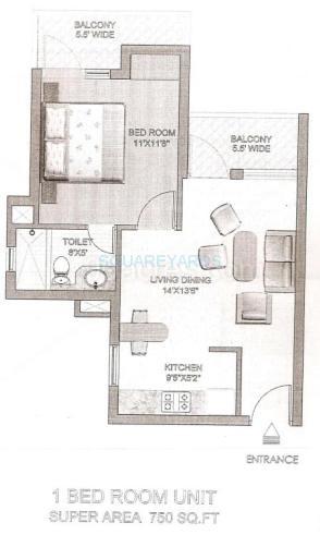 klj espana apartment 1bhk 750sqft 1