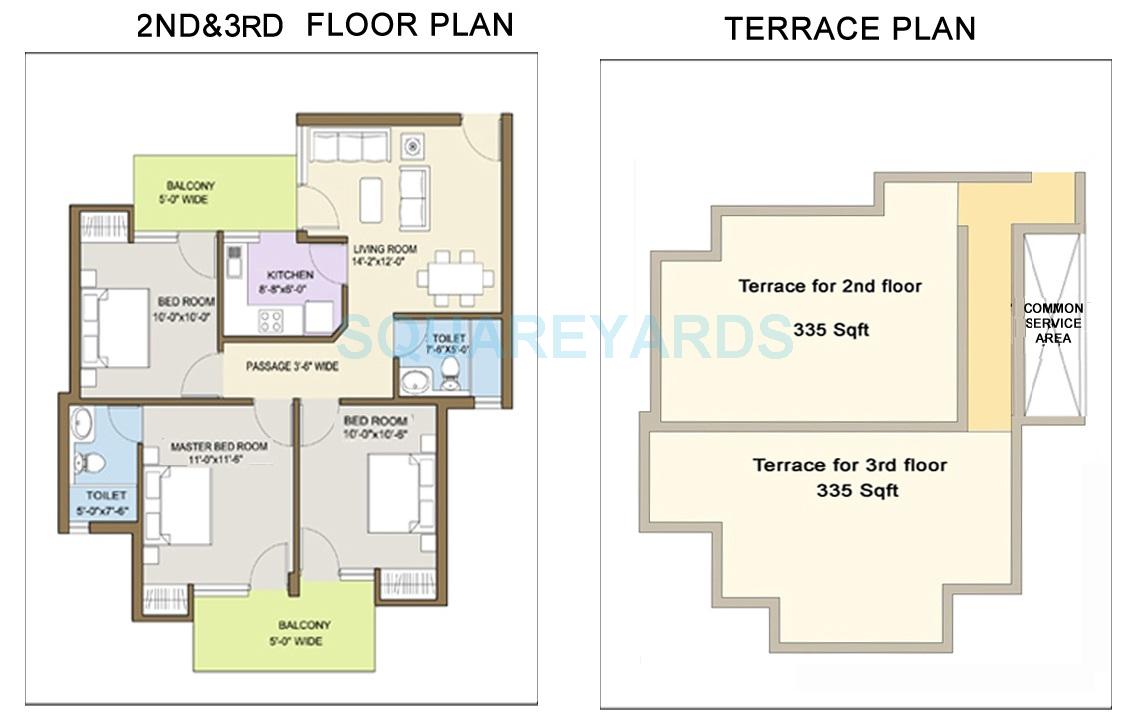 klj platinum floors independent floor 3bhk 1335sqft 1
