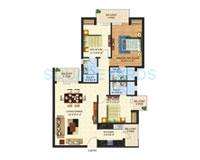 mgh mulberry county apartment 3bhk 1660sqft 1